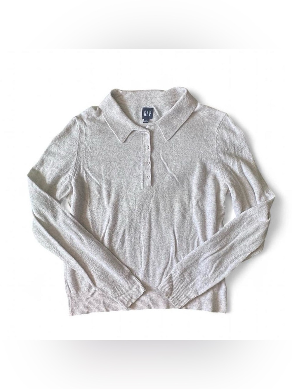 GAP Long Sleeve Polo Sweater